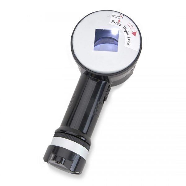 CP-45 measure loupe with super 11.5 magnification and LED/UV lighting image 3