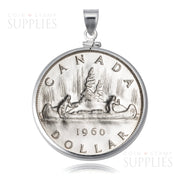 Screw-Top Coin Bezels: Perfect Fit for Your Coins - Silver Dollar Plain image