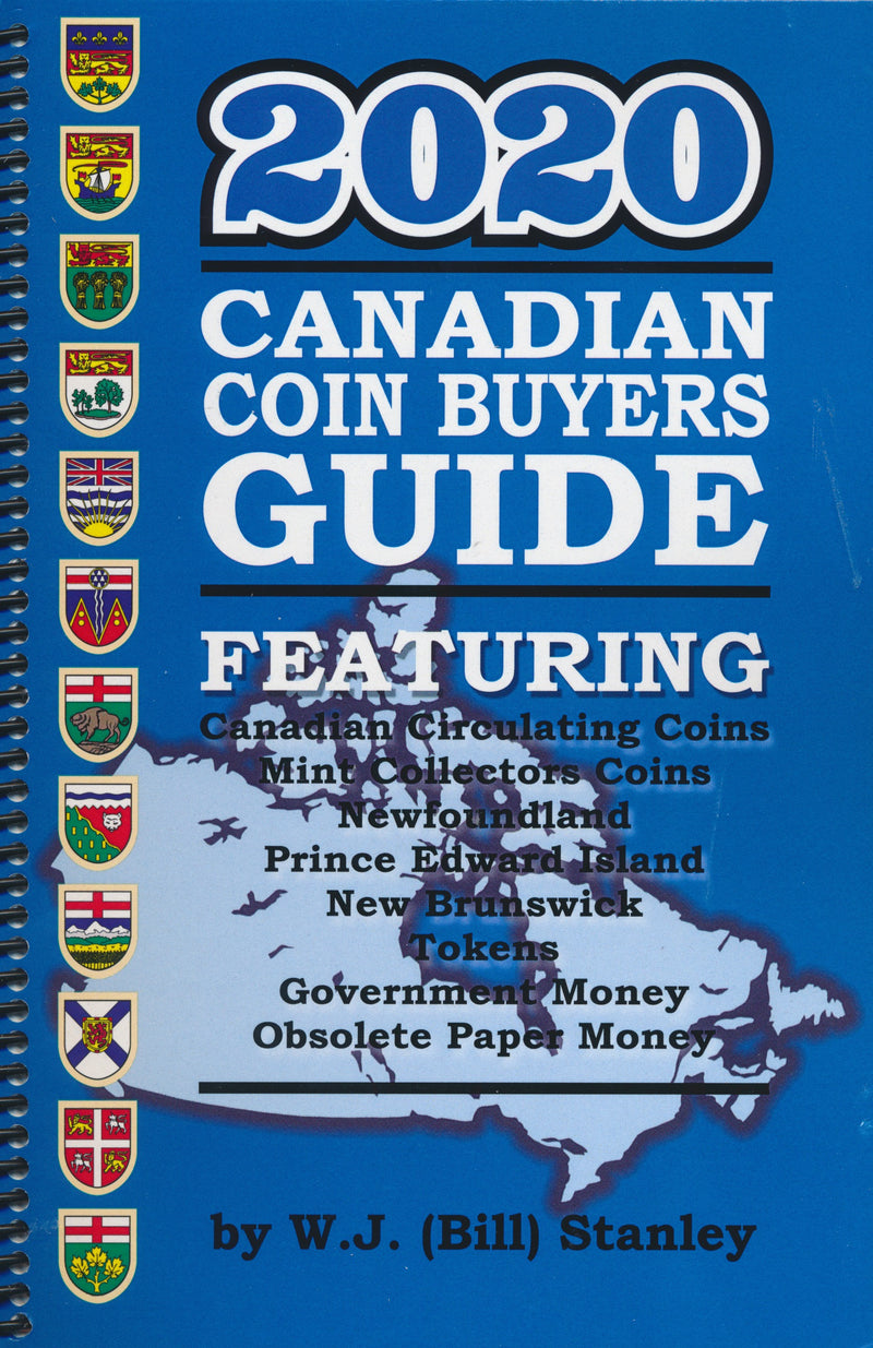 2020 pricing catalogues for Canadian coins, banknotes, tokens and RCM collector coins - 2020 Canadian Coin Buyers Guide image