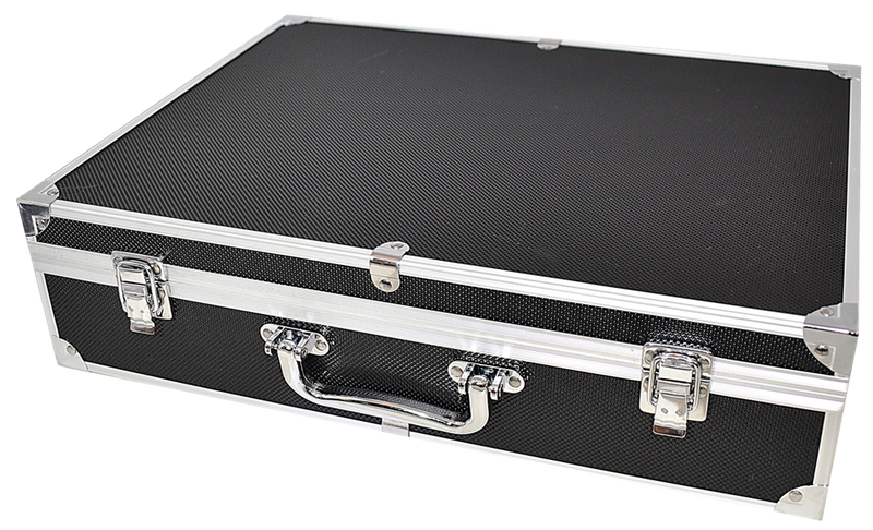 100 Slab Black &amp; Aluminum Box - Front Handle -- new from Guardhouse image 2
