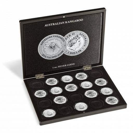Presentation Case for 20 'Australian Kangaroo' 1-oz silver coins in capsules image 0