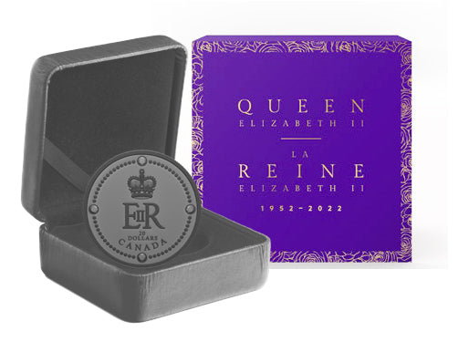 2022 $20 FINE SILVER COIN - QUEEN ELIZABETH II'S ROYAL CYPHER image 2