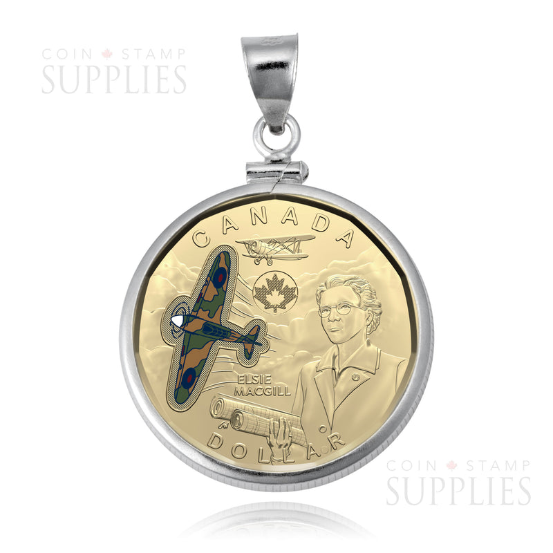 Screw-Top Coin Bezels: Perfect Fit for Your Coins - Loonie Plain image