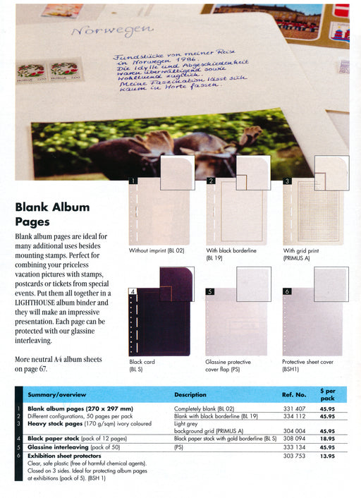 Blank Album Pages - General image 0