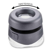 LED VersaLoupe™ 10x Power 1″ LED Lighted Focusing Loupe Magnifier image 0