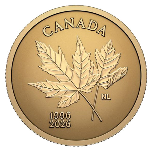 2026 $1 PURE GOLD COIN  30TH ANNIVERSARY OF CANADA'S ARBOREAL EMBLEM image 0
