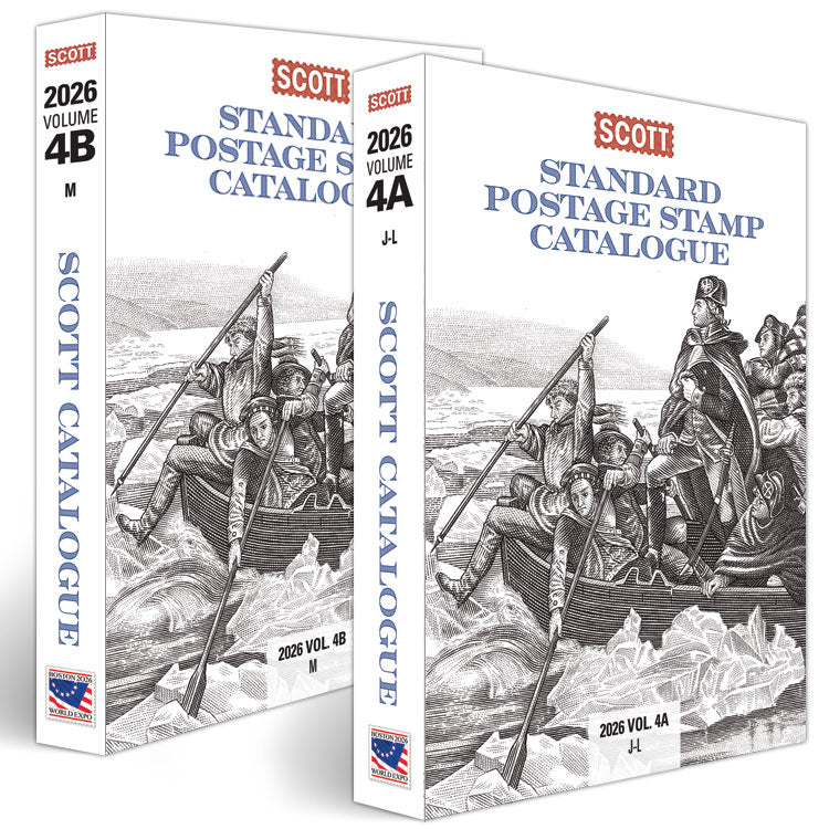 2026 SCOTT STANDARD CATALOGUES - 2026 VOLUME 4 - COUNTIRES J-M image
