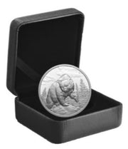 2023 $20 ULTRA HIGH RELIEF FINE SILVER COIN - GREAT HUNTERS: GRIZZLY BEAR image 1