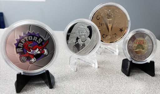 Air-Tite Clear or Black easels …. perfect to hold coins and other small items image 0