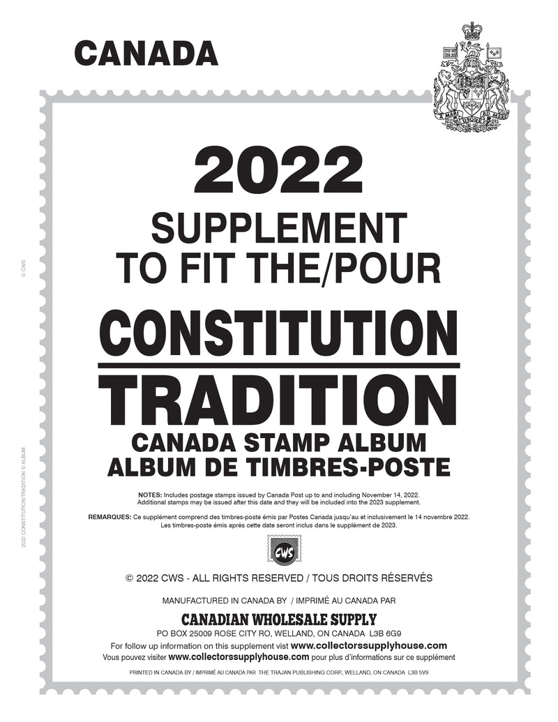 THE TRADITION ALBUM - 2022 TRADITION SUPPLEMENT image