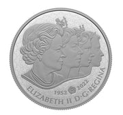 2022 $50 FINE SILVER COIN - QUEEN ELIZABETH II'S REIGN image 2