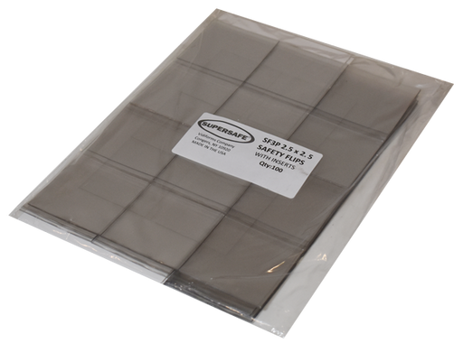 Supersafe 2.5x2.5 Coin Flips - 100 per Pack image 0