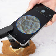 MicroBrite™ Pro LED Lit Zoom Pocket Microscope with Smartphone Adapter Clip image 2