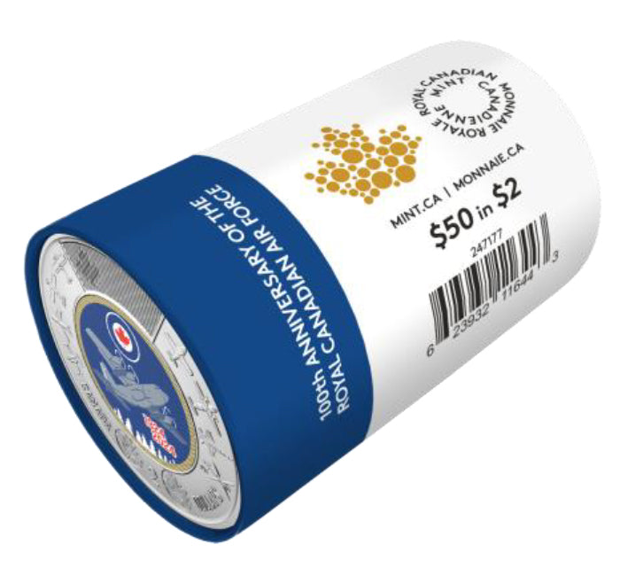 2024 SPECIAL WRAP ROLL - 100TH ANNIVERSARY OF THE ROYAL CANADIAN AIR FORCE image 1