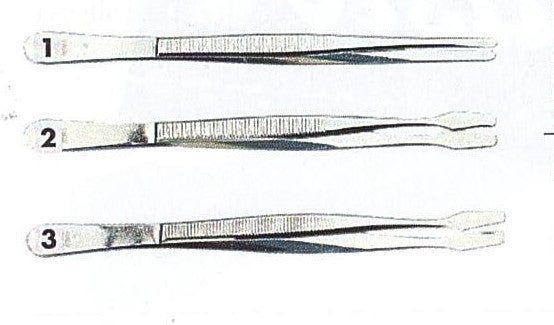 Stamp tongs - standard, deluxe, straight and bent image 0