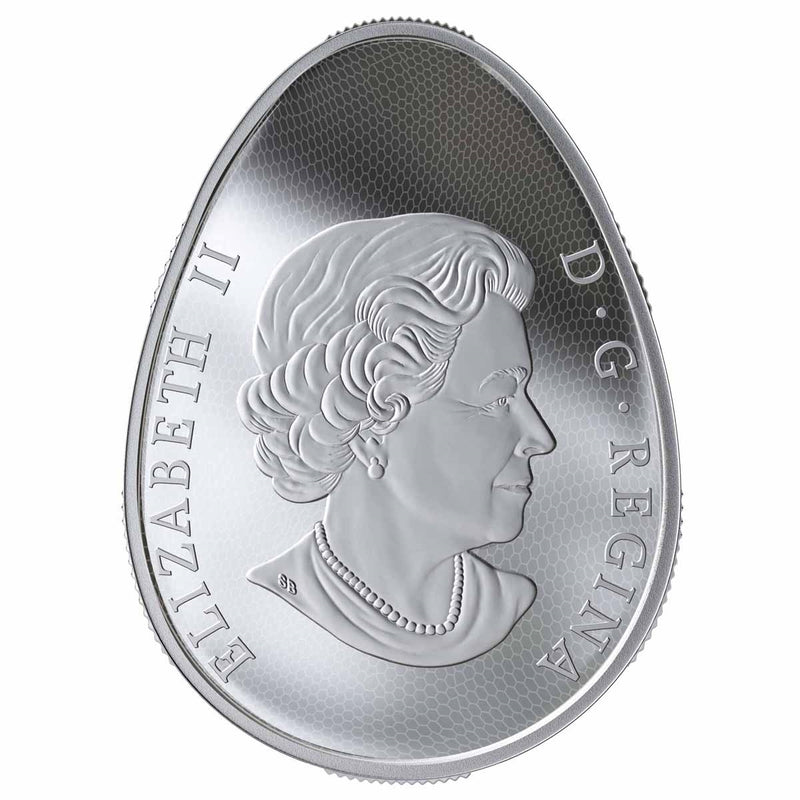 1 oz. Pure Silver Glow-in-the-Dark Coin - Hatching Hadrosaur - Mintage: 4,000 (2019) image 2