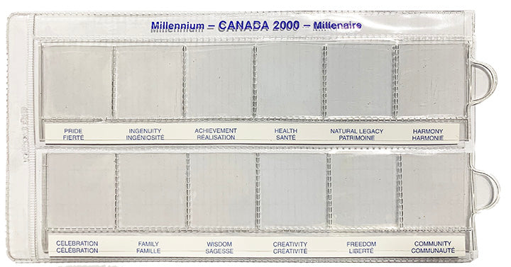 VINYL 25 CENT COIN HOLDERS - CANADA 2000 image