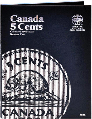 WHITMAN CANADIAN COIN FOLDERS - 5 CENTS NO. 2 image