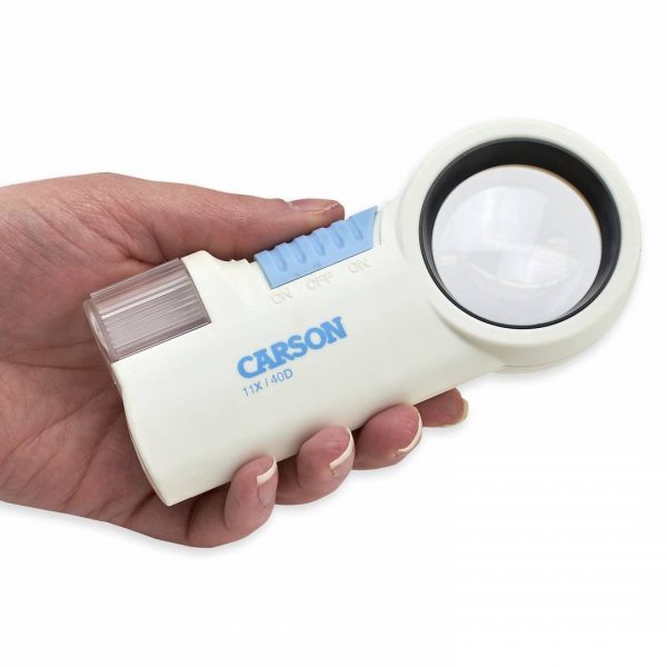CARSON PRO CP-40 MagniFlash™ magnifier - 11x aspheric, LED lighted magnifier/flashlight image 4