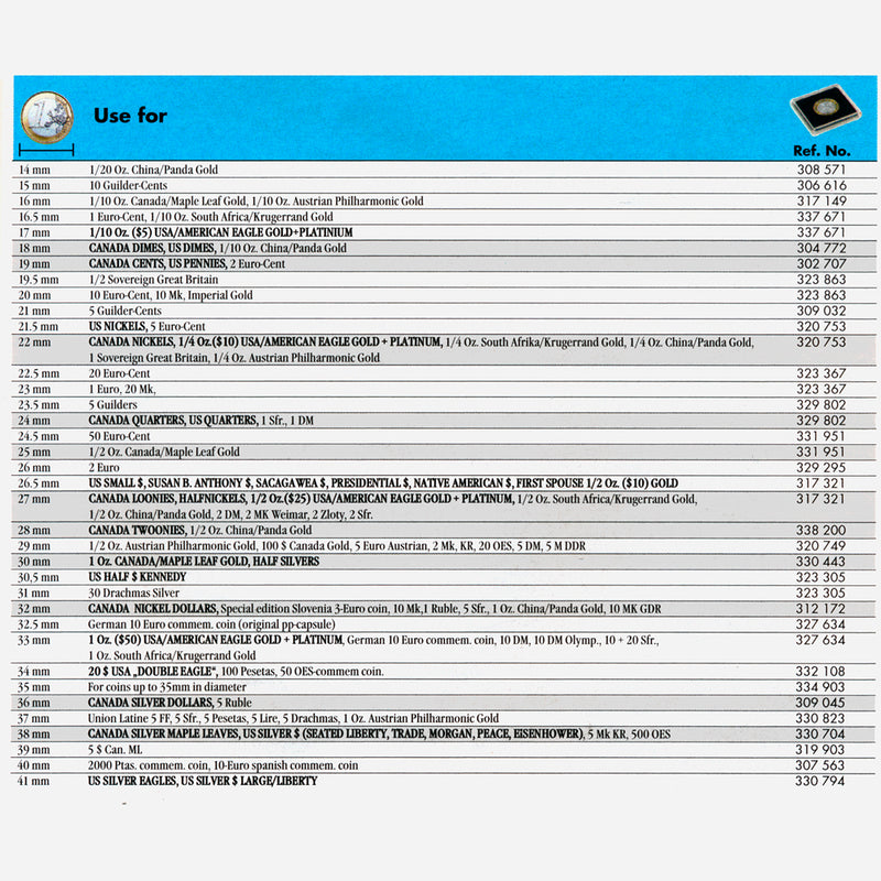 Square coin capsules QUADRUM - image 0