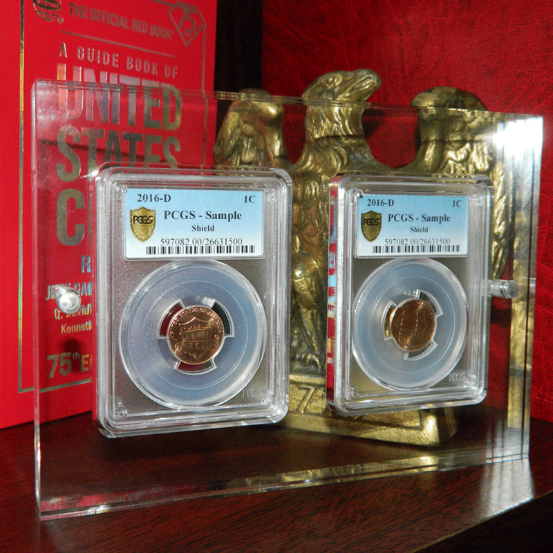 GLORIFIER SERIES - PCGS &amp; NGC ACRYLIC HOLDERS - PGS DOUBLE image