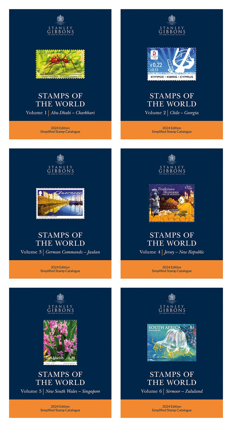 2024 Stamps Of The World - Set Of 6 Catalogues image 0