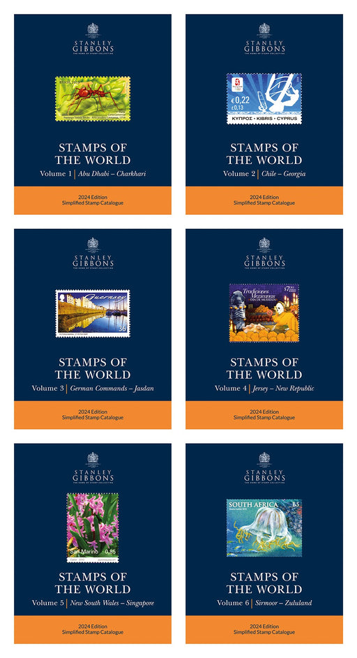 2024 Stamps Of The World - Set Of 6 Catalogues image 0