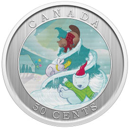 Whimsical Holiday Tree – Lenticular Coin (2025)