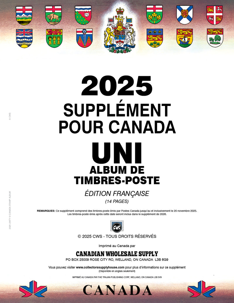 Unity Canada Postage Stamp Album
