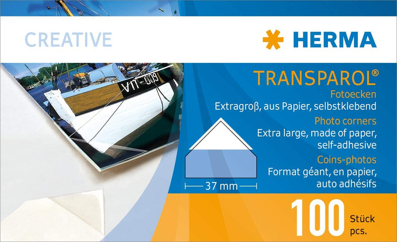 HERMA acid free self-adhesive corners for covers and postcards image 7
