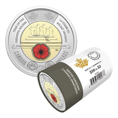 2025 $2 Honouring Canada’s Unknown Soldier