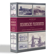 Album for 200 historical postcards, with 50 bound clear pocket sheets image 0