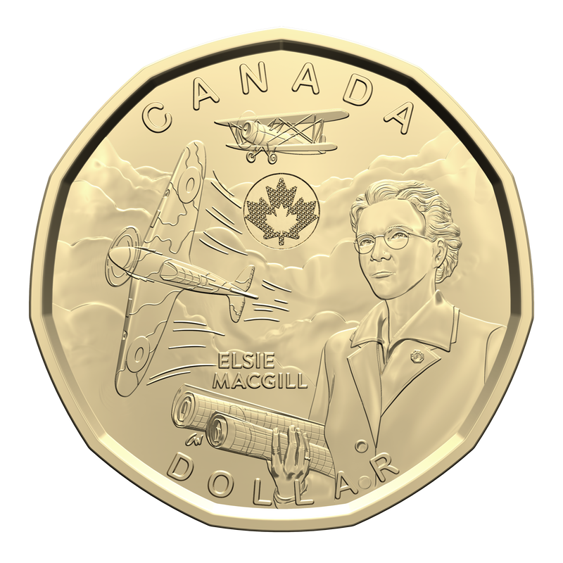 2023 $1 Special wrap rolls honouring Elsie MacGill -- available in colour, non-colour image 0