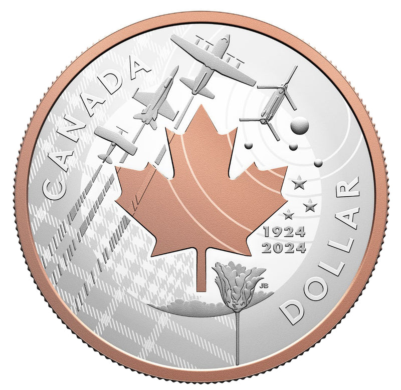 2024 FINE SILVER PROOF SET - 100TH ANNIVERSARY OF THE ROYAL CANADIAN AIR FORCE image 0