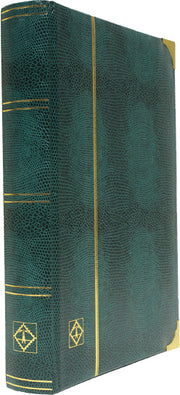 "COMFORT DELUXE" Stockbooks - COMFORT DELUXE W64 - WHITE CARDBOARD - SIZE A4* - 64 PAGES - DLH** BINDING - HUNTER GREEN COVER image