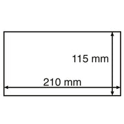 Clear snaplock currency holder, large size image 1