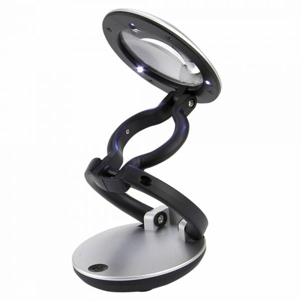 LM-10 DeskBrite™ Mini Magnifier & Desk Lamp great for any workplace image 6