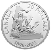 2023 $20 FINE SILVER COIN - 125TH ANNIVERSARY OF YUKON image 0