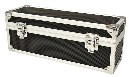 20 Slab Black &amp; Aluminum Box - Solid Top image 0