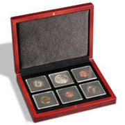 Volterra coin cases for QUADRUM coin capsules; 9 sizes - 6X QUADRUM image