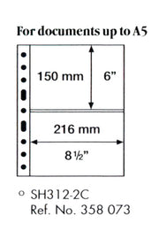 For our budget conscious collectors! SH312 stock pages. Archival Quality - For documents up at A5 image