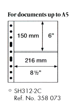For our budget conscious collectors! SH312 stock pages. Archival Quality - For documents up at A5 image