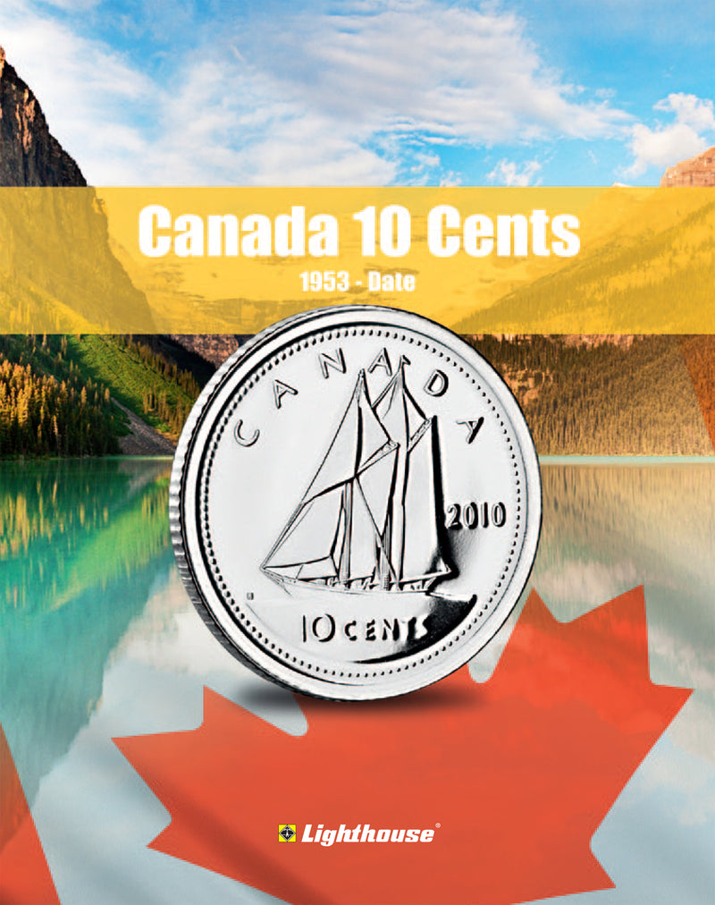 Sharp! LIGHTHOUSE VISTA COIN ALBUMS. - VISTA Coin Book Canada 10 Cents Vol. 2 (1953-2016) image
