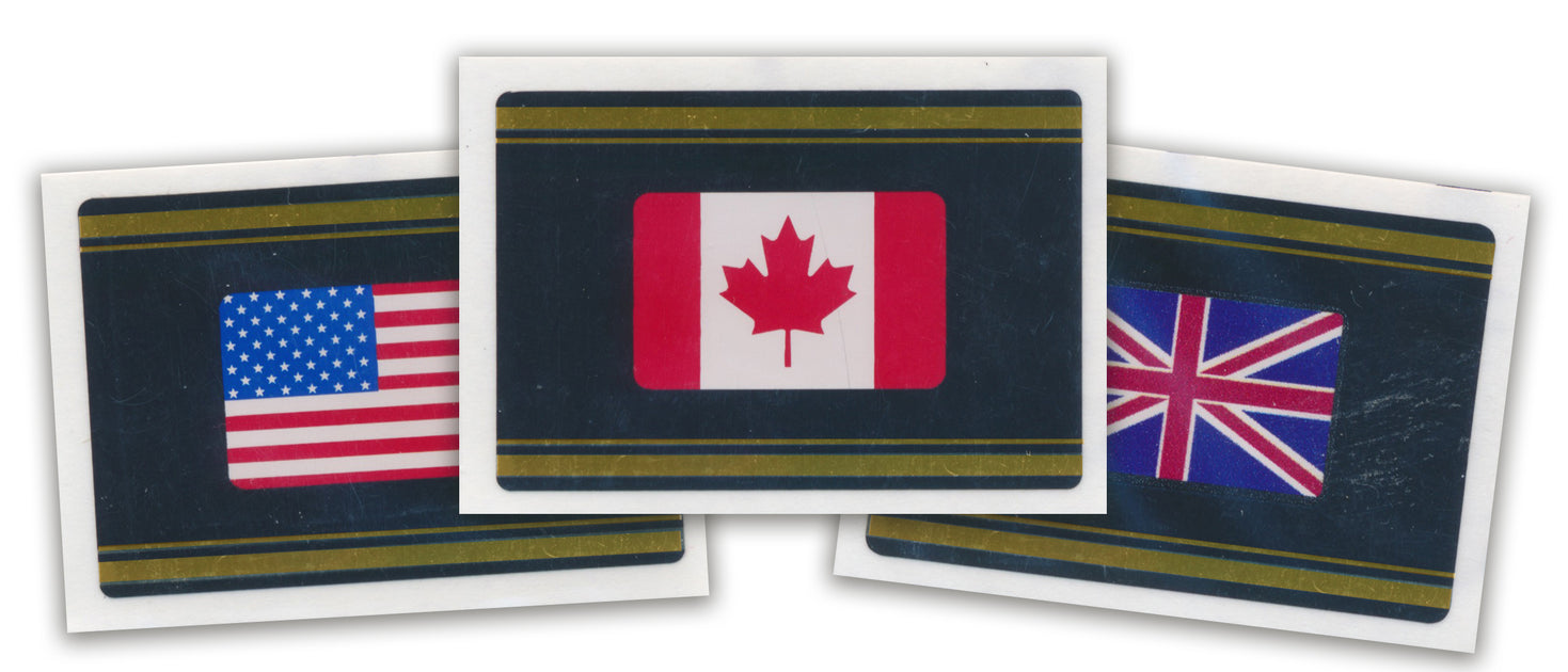 Country Flag Labels — Coin & Stamp Supplies