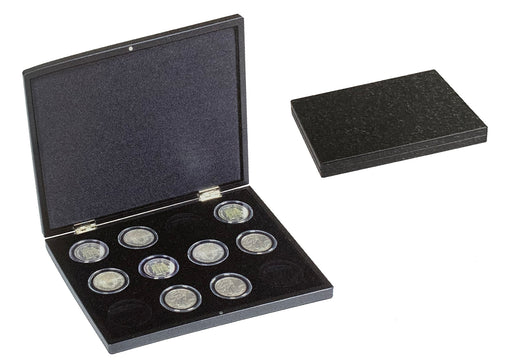 Volterra presentation case for 12 coins up to 53 mm in diameter image 0