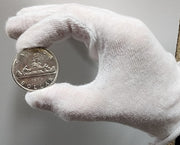 White cotton gloves image 1