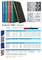 Stockbooks "BASIC" - Hard Cover (HOBBY W16 - Stamp Motif) image 1