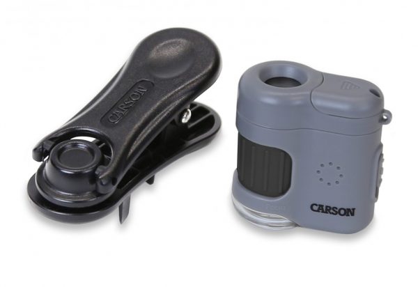 CARSON MM-380 20X MICROSCOPE WITH UNIVERSAL SMARTPHONE CLIP image 2