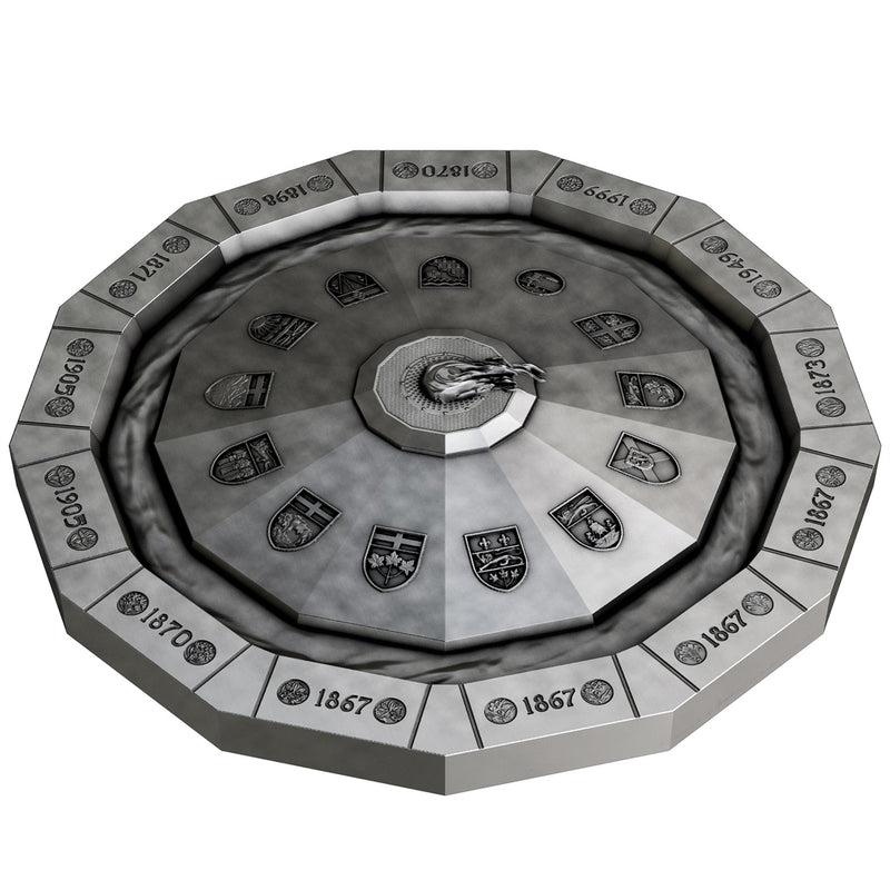 3 oz. Pure Silver Coin - Centennial Flame - Mintage: 2,500 (2019) image 1