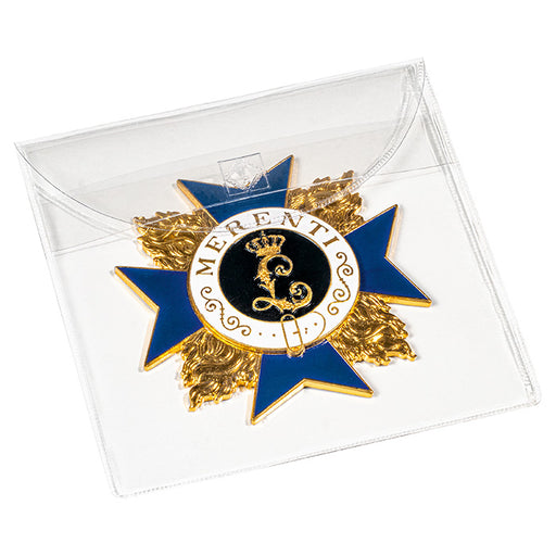 Protective pocket for medals, medallions, and decorations up to 90 mm, pack of 50 image 0